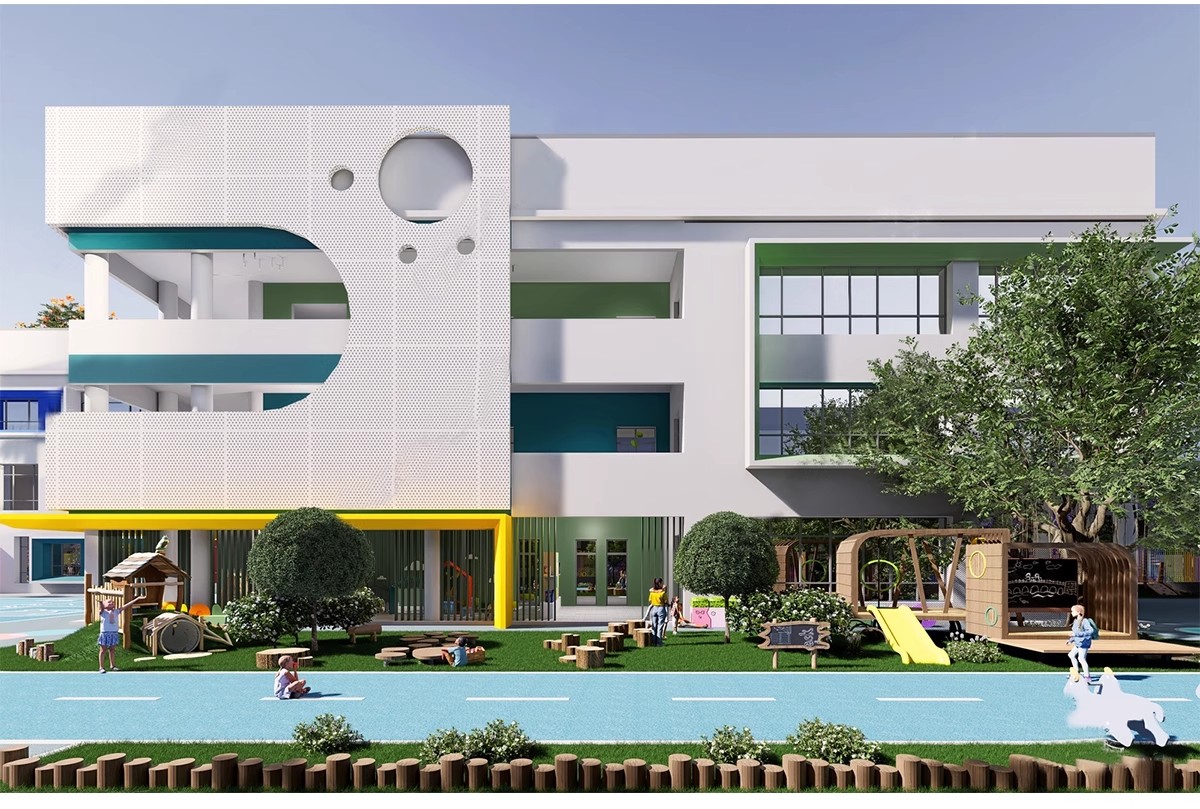 图片[14]-幼儿园景观建筑园林户外活动场地教学学校外观su模型草图大师素材-大怪兽分享