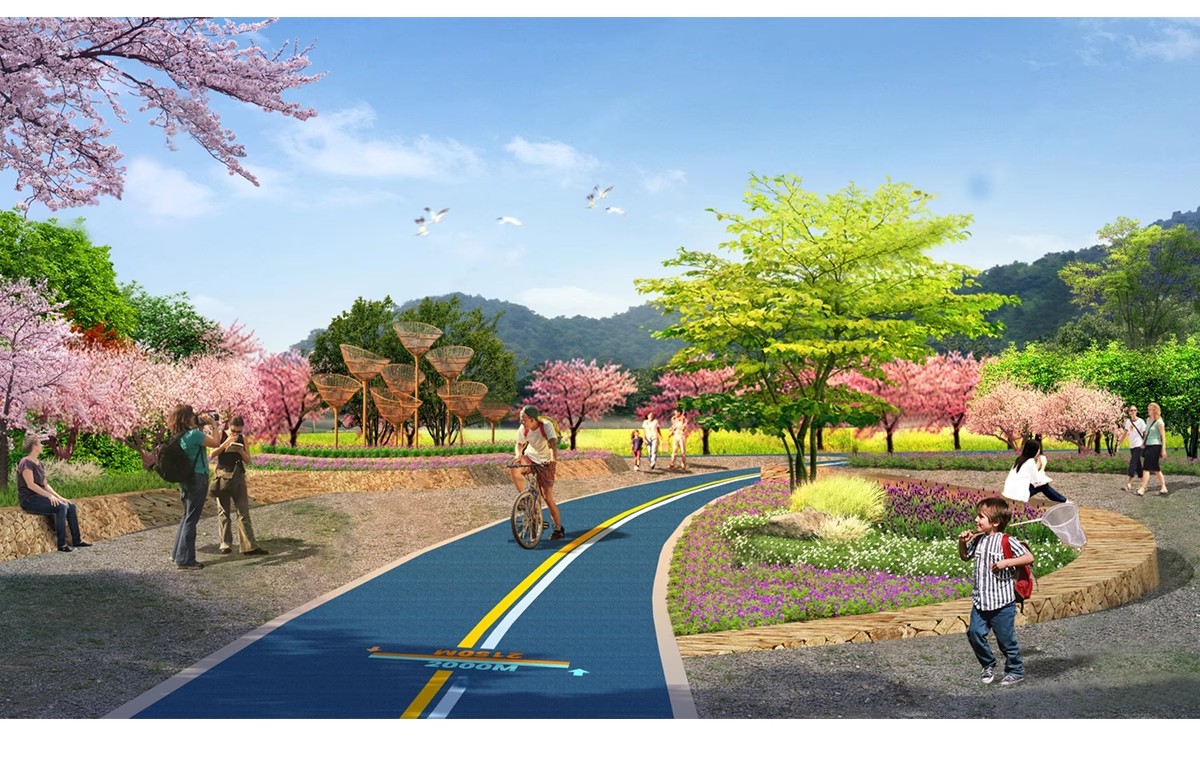 图片[14]-人行道步行道塑胶跑道su模型健身绿道骑行景观道路公园游草图大师-大怪兽分享