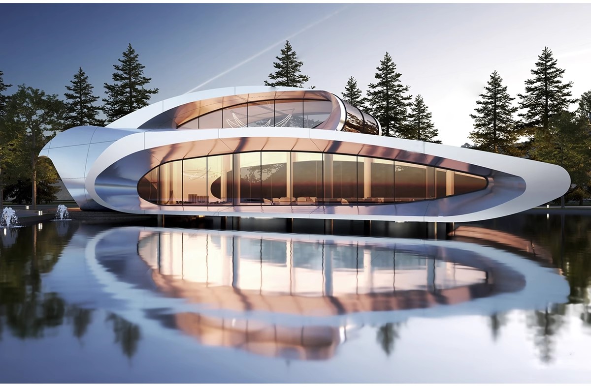 图片[14]-异形圆形建筑SU模型曲线展览馆美术馆艺术文化场馆科技馆草图大师-大怪兽分享