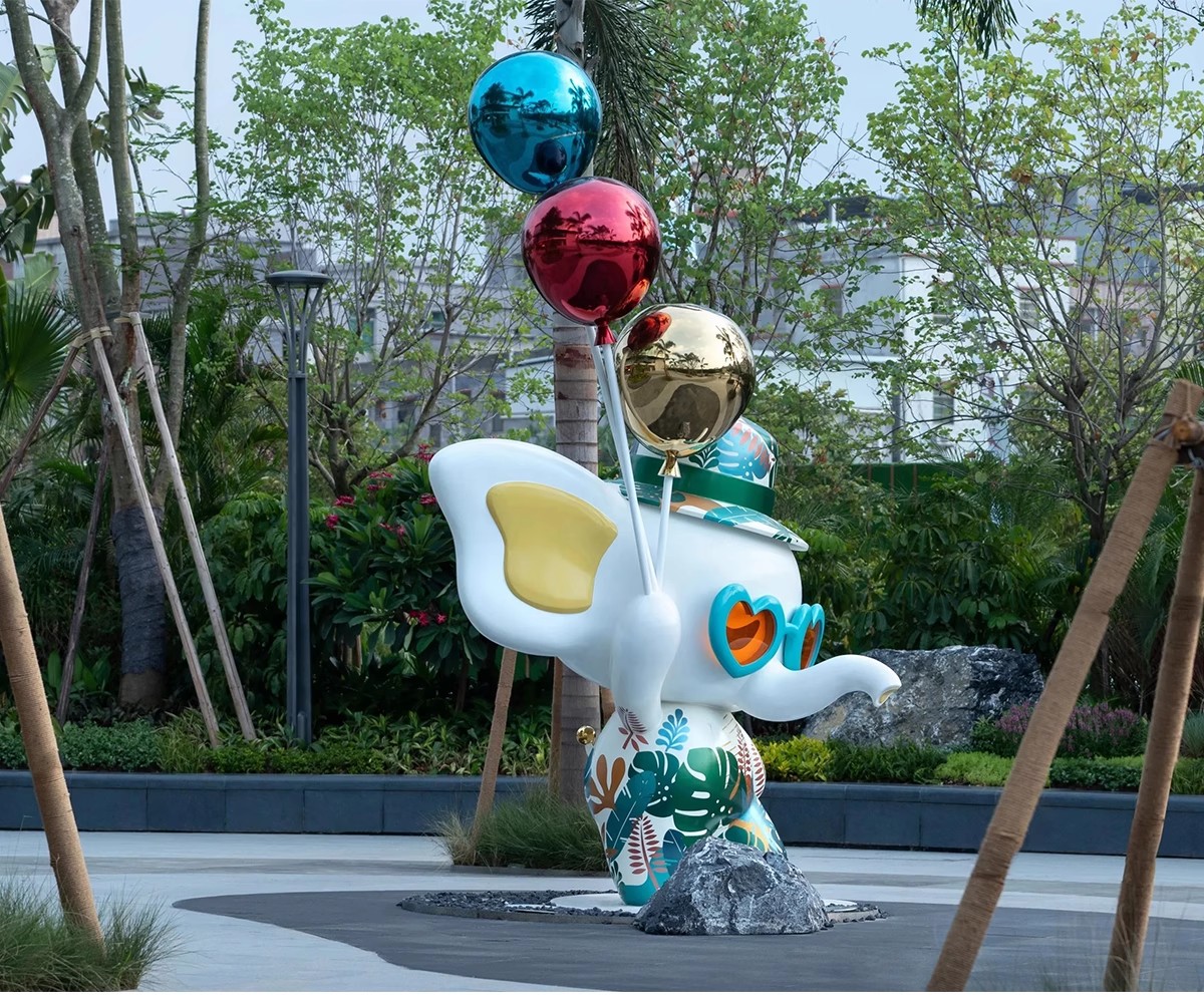 图片[14]-商业街卡通动物雕塑su模型商业广场公园景观小品熊猫麋鹿草图大师-大怪兽分享