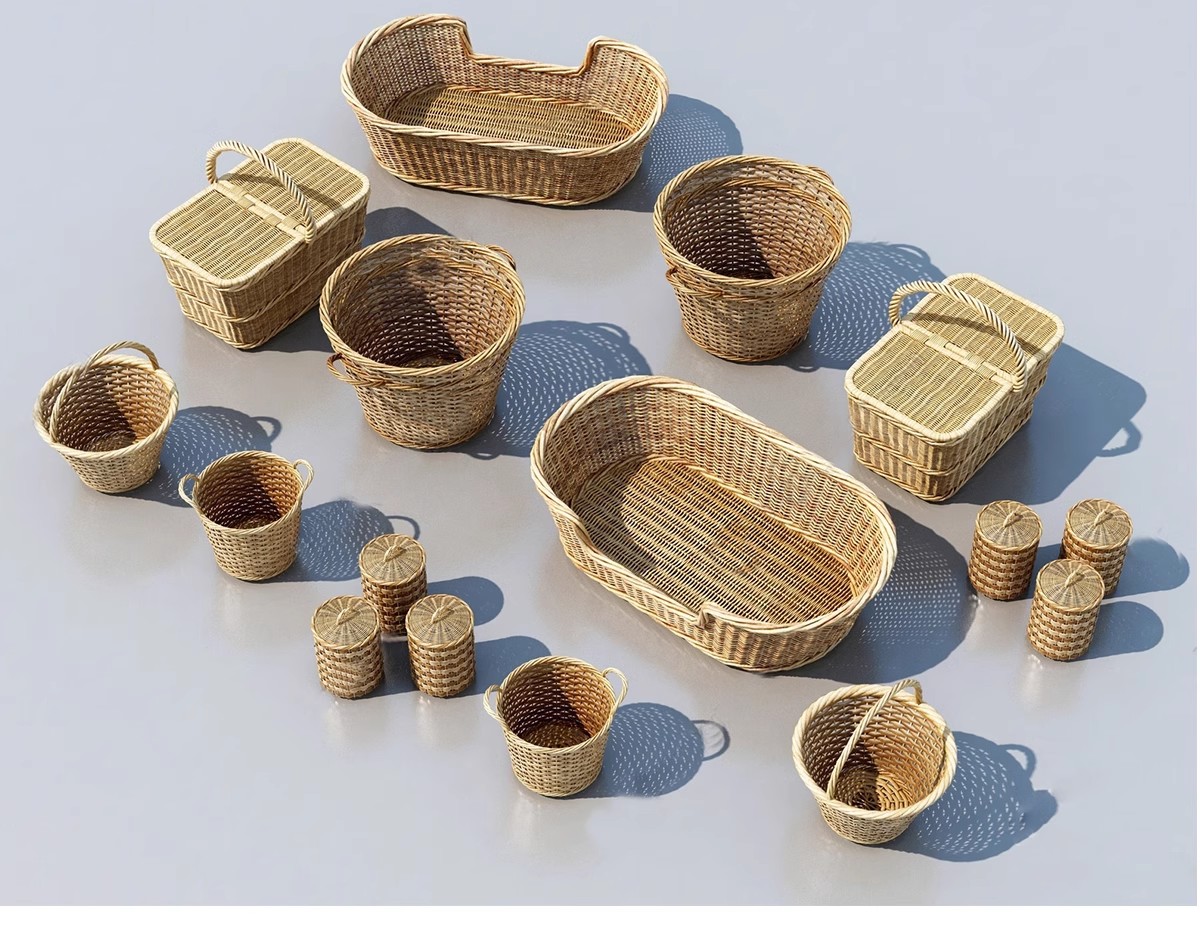 图片[14]-新中式日式原木风民宿室内软装陈设装饰品摆件草图大师SU模型素材-大怪兽分享