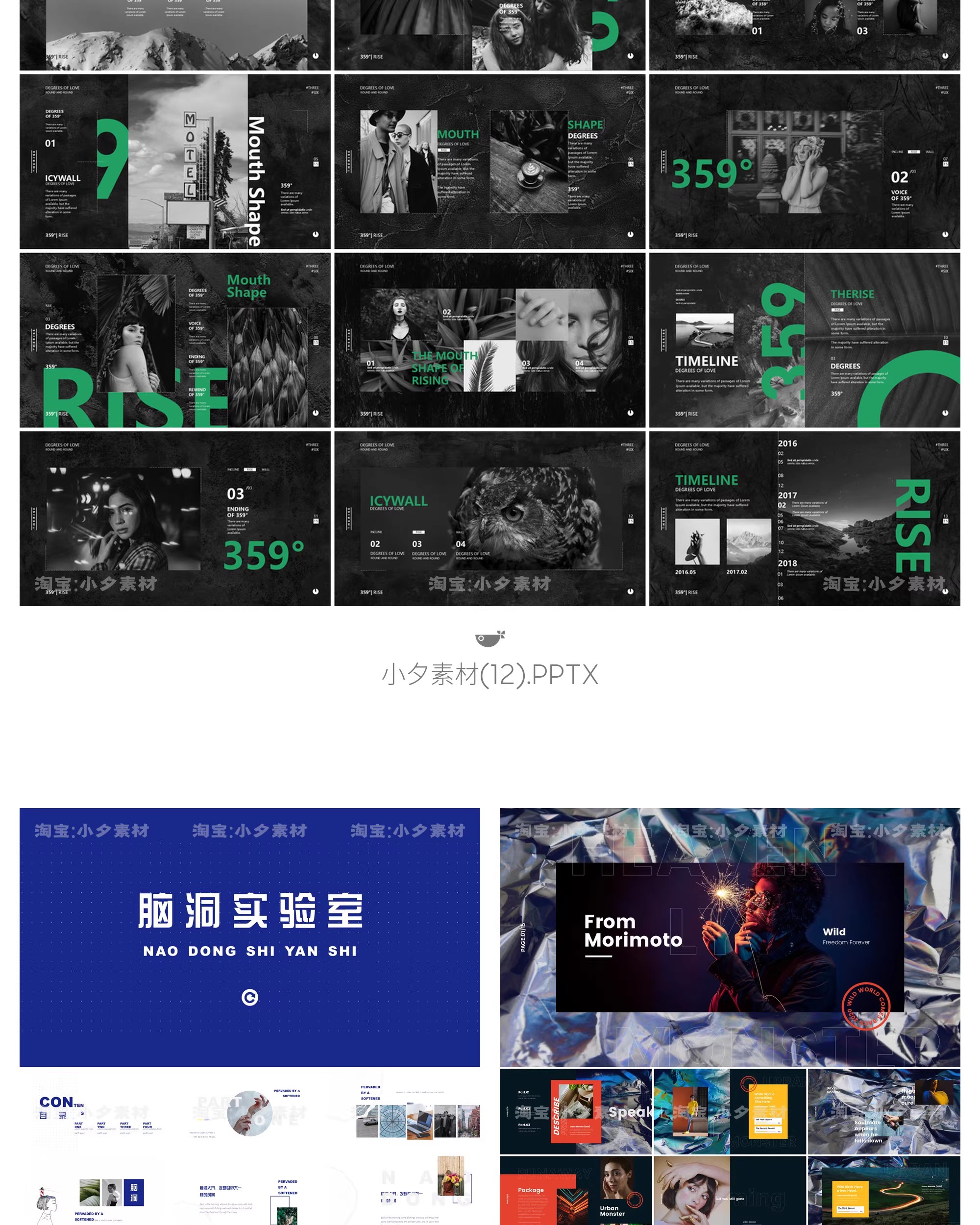 图片[14]-时尚潮流配色高端高级国外简约商务述职工作汇报PPT通用模板素材-大怪兽分享