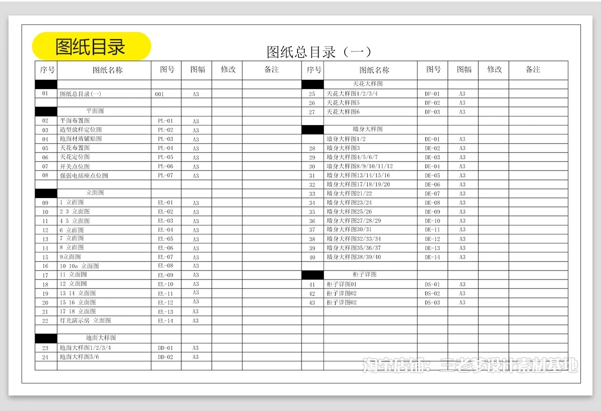 图片[12]-家具展厅cad施工图纸 室内装修设计平面立面节点大样店面效果图-大怪兽分享