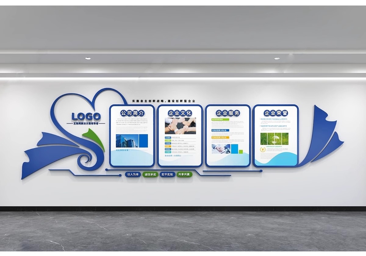 图片[14]-2025现代企业发展宣传文化墙3D模型员工业绩墙报3Dmax源文件素材-大怪兽分享