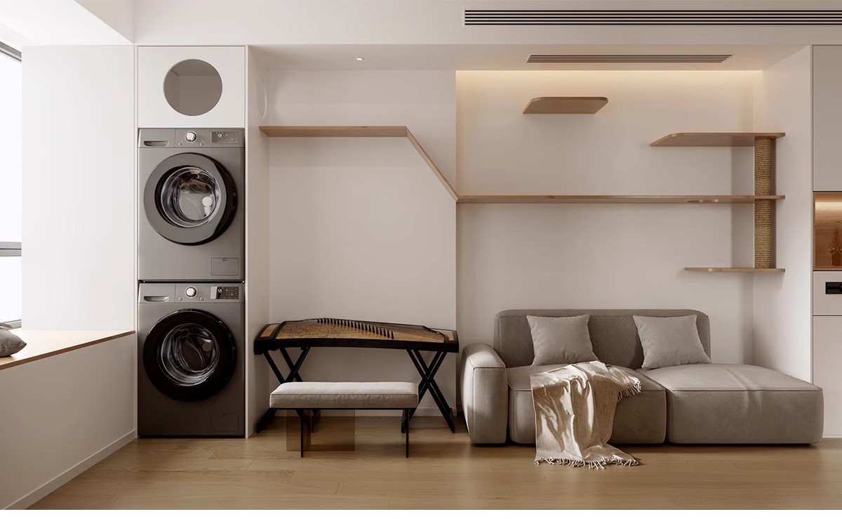 图片[12]-一居室两二居室一厅小户型装修设计实景效果图现代室内参考图全屋-大怪兽分享