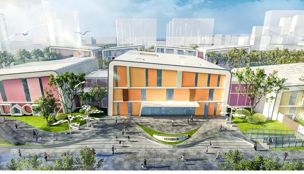 图片[15]-幼儿园景观建筑园林户外活动场地教学学校外观su模型草图大师素材-大怪兽分享