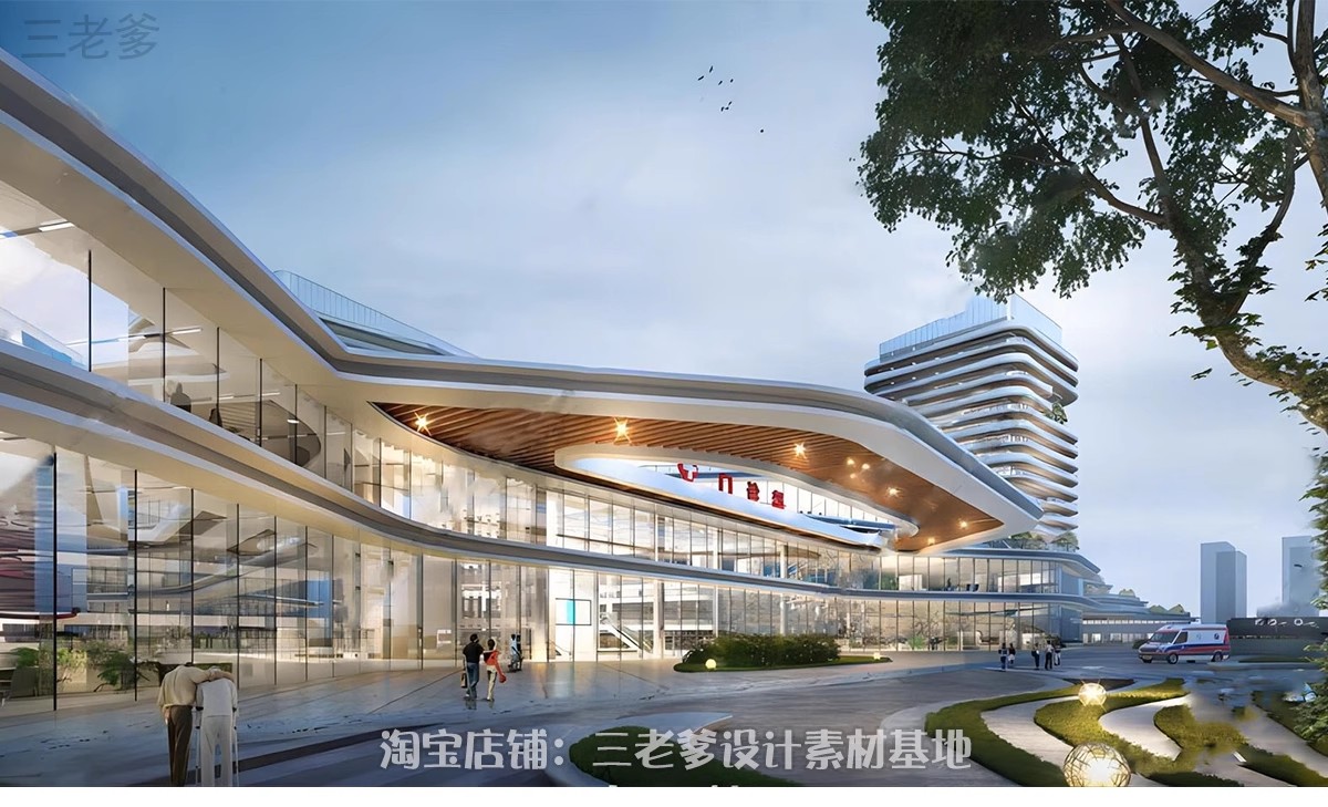 图片[15]-医疗医院建筑设计资料ppt文本SU模型CAD图纸方案参考案例草图大师-大怪兽分享