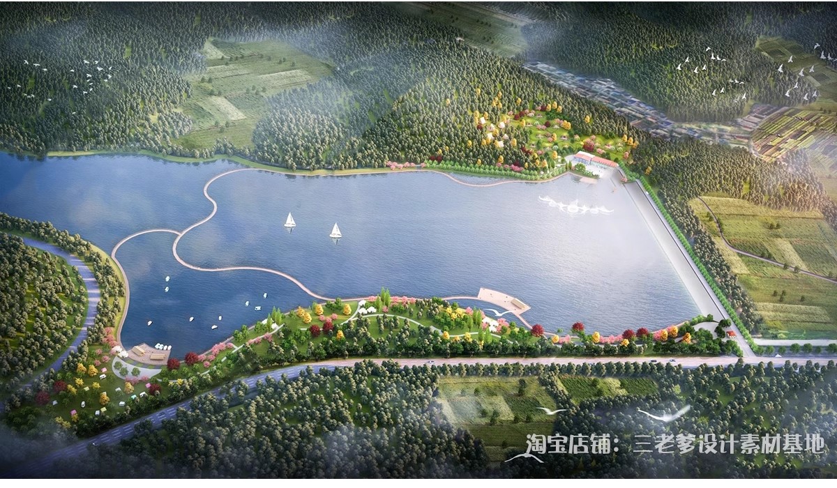 图片[15]-水库水坝su模型现代水利工程水闸发电站河流水电站堤坝草图大师-大怪兽分享