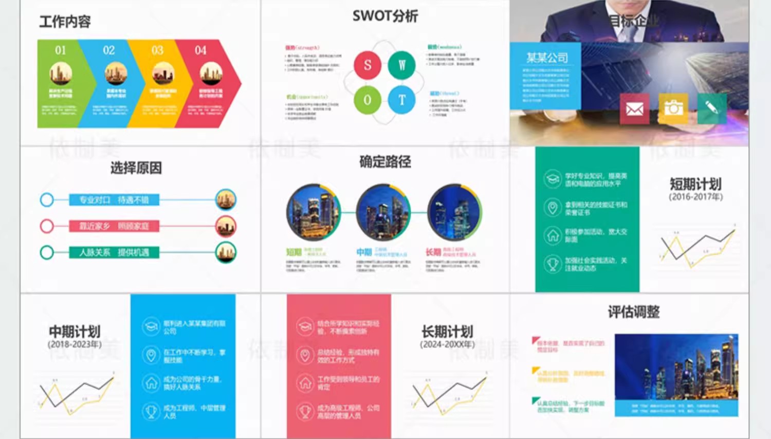 图片[14]-大学生职业生涯规划书ppt模板范本 就业求职工作计划发展word范文-大怪兽分享