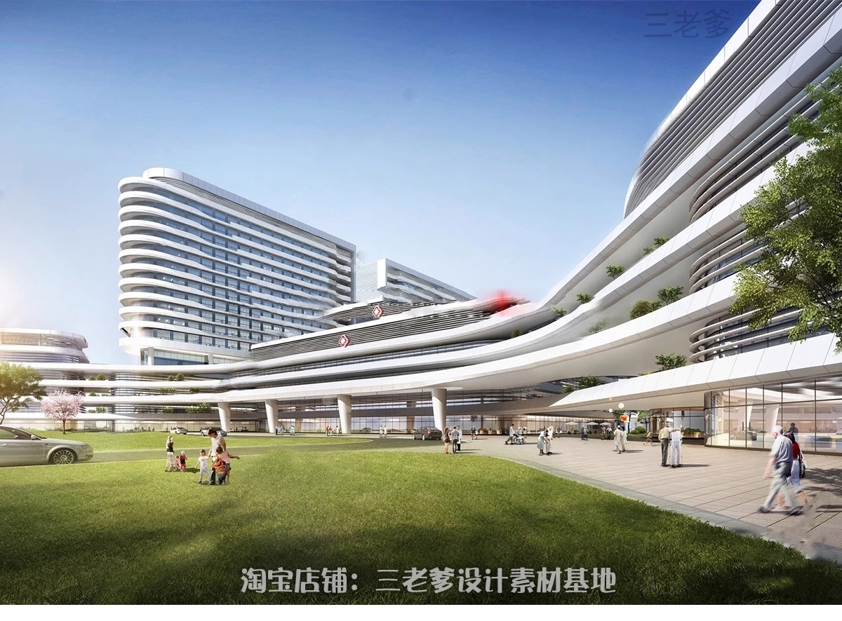 图片[16]-医疗医院建筑设计资料ppt文本SU模型CAD图纸方案参考案例草图大师-大怪兽分享
