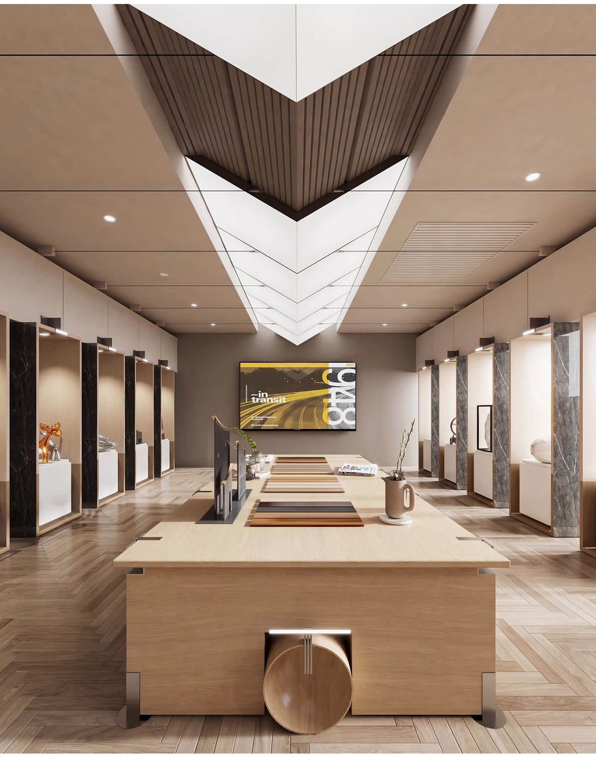 图片[14]-博物馆展厅设计3D模型 中式现代商业展馆科技馆产品展示3Dmax素材-大怪兽分享