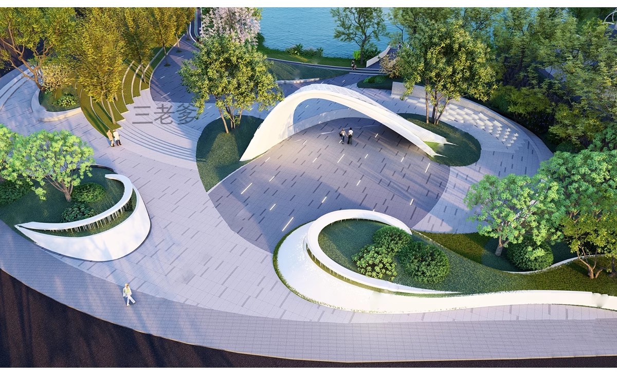 图片[14]-草图大师模型SU园林景观设计 公园广场小区学校室外SketchUp素材-大怪兽分享