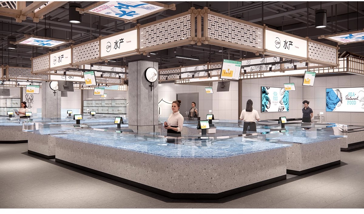 图片[16]-草图大师生鲜水果蔬菜超市CAD施工图便利店货架卖场SU模型素材库-大怪兽分享