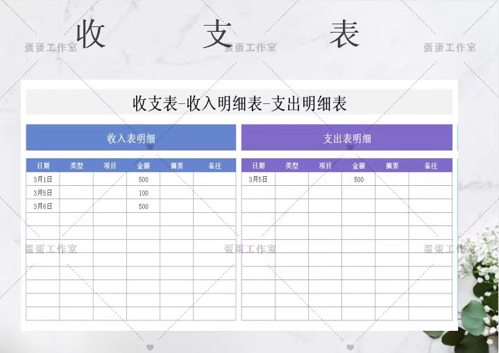图片[13]-财务报表收入支出明细统计管理查询餐厅酒店个人企业店铺家庭饭店-大怪兽分享
