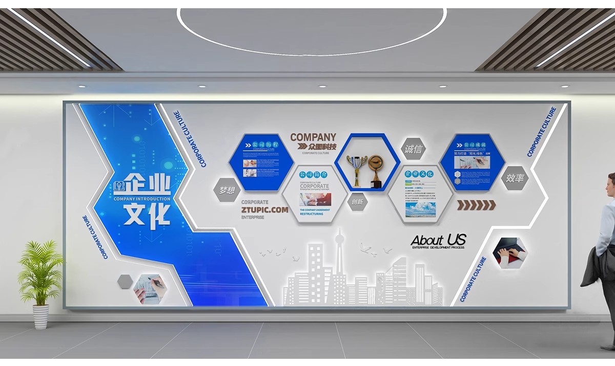 图片[16]-2025现代企业发展宣传文化墙3D模型员工业绩墙报3Dmax源文件素材-大怪兽分享