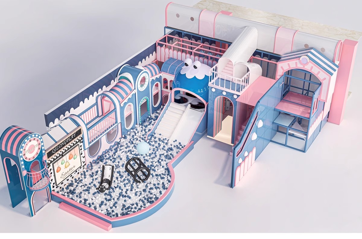 图片[16]-草图大师商场室内儿童乐园游乐场淘气堡设施城堡海洋球设备SU模型-大怪兽分享