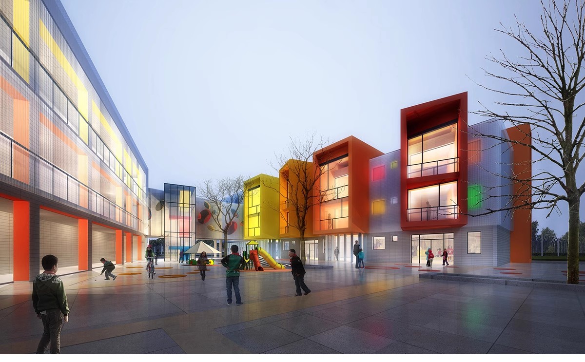 图片[16]-幼儿园景观建筑园林户外活动场地教学学校外观su模型草图大师素材-大怪兽分享