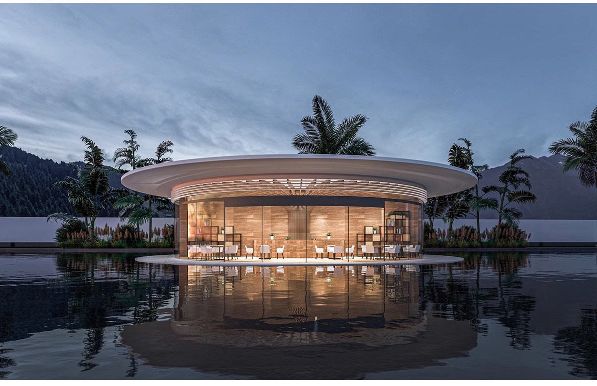 图片[16]-异形圆形建筑SU模型曲线展览馆美术馆艺术文化场馆科技馆草图大师-大怪兽分享