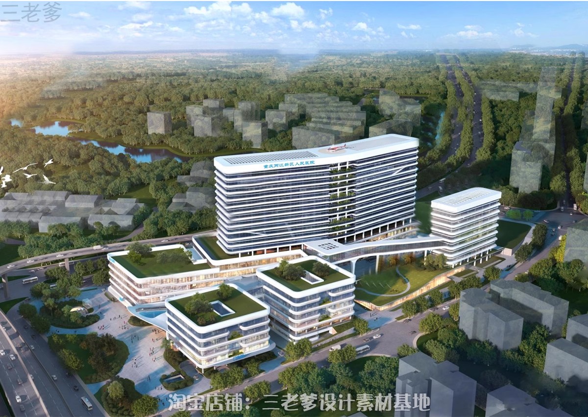 图片[18]-医疗医院建筑设计资料ppt文本SU模型CAD图纸方案参考案例草图大师-大怪兽分享