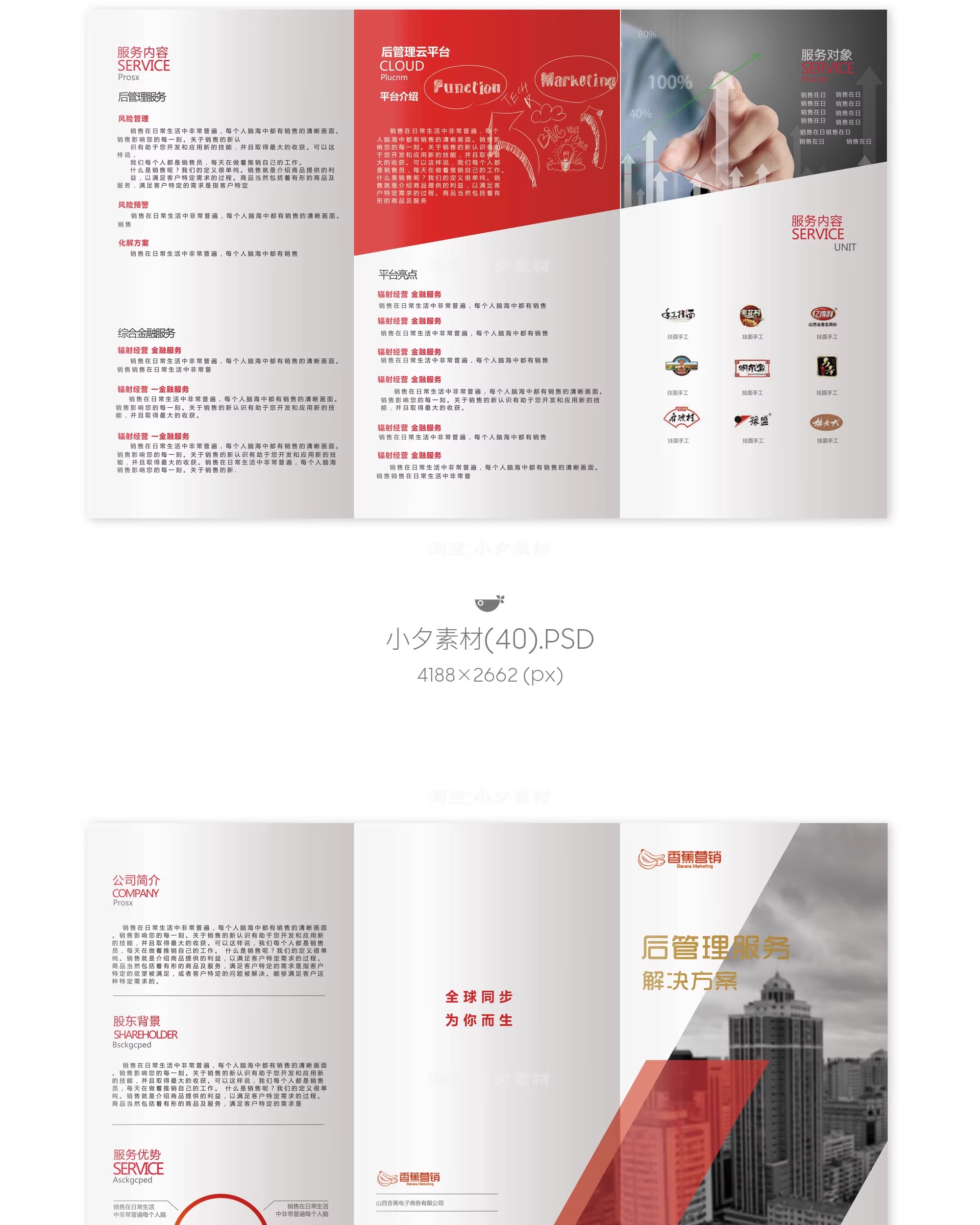 图片[17]-三折页创意高端公司企业DM宣传册画册广告传单PSD设计素材模板-大怪兽分享