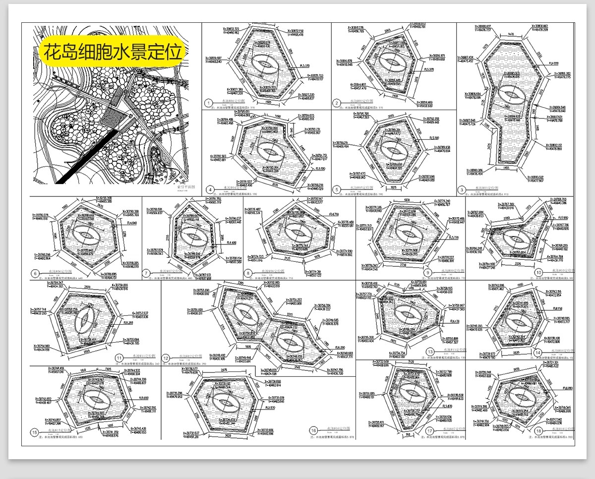 图片[19]-滨水公园湿地带状生态河道图纸景观平面方案设计平面图CAD施工图-大怪兽分享