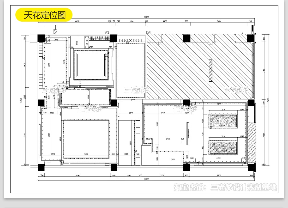 图片[17]-家具展厅cad施工图纸 室内装修设计平面立面节点大样店面效果图-大怪兽分享