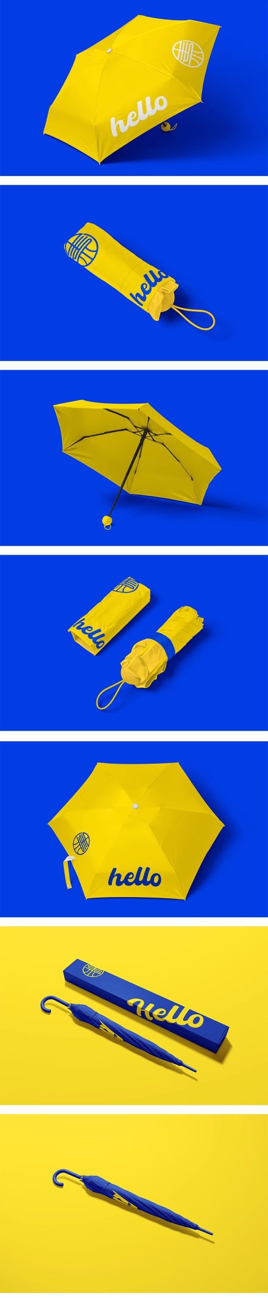 图片[3]-雨伞太阳伞遮阳伞文创产品LOGO效果展示贴图样机PSD设计素材模板-大怪兽分享
