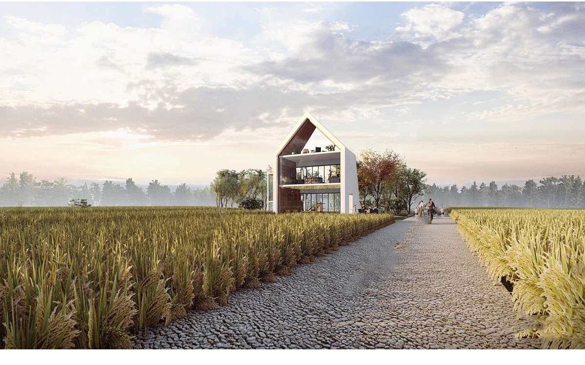 图片[20]-美丽乡村稻田农庄民宿餐厅咖啡厅景观田园公园野餐露营网红SU模型-大怪兽分享