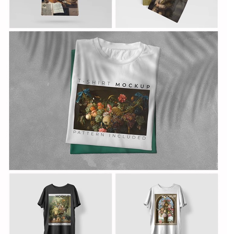 图片[6]-文创提案书包口罩艺术品牌VI应用周边设计作品展示样机PSD素材PS-大怪兽分享