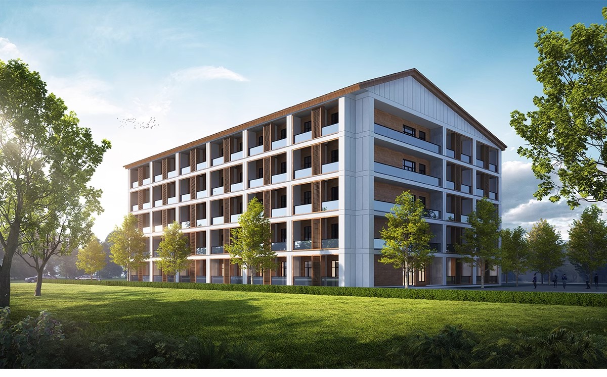 图片[20]-现代社区养老院建筑福利院疗养中心老年住宅公寓草图大师SU模型库-大怪兽分享