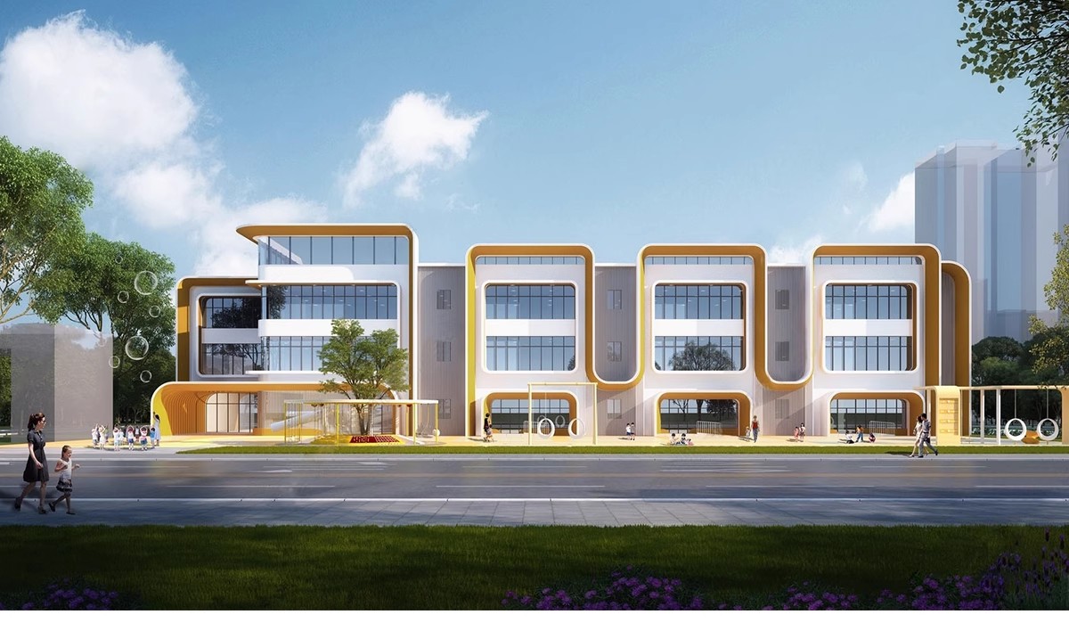 图片[19]-幼儿园景观建筑园林户外活动场地教学学校外观su模型草图大师素材-大怪兽分享