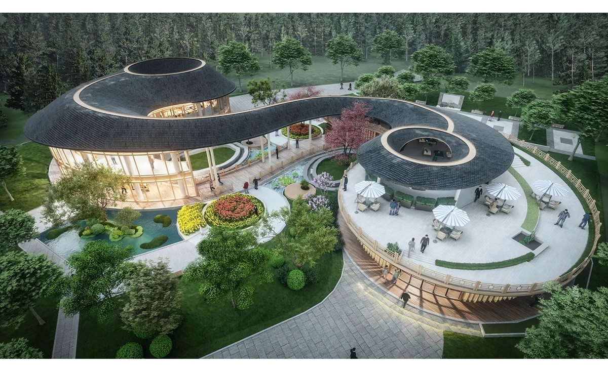 图片[20]-异形圆形建筑SU模型曲线展览馆美术馆艺术文化场馆科技馆草图大师-大怪兽分享