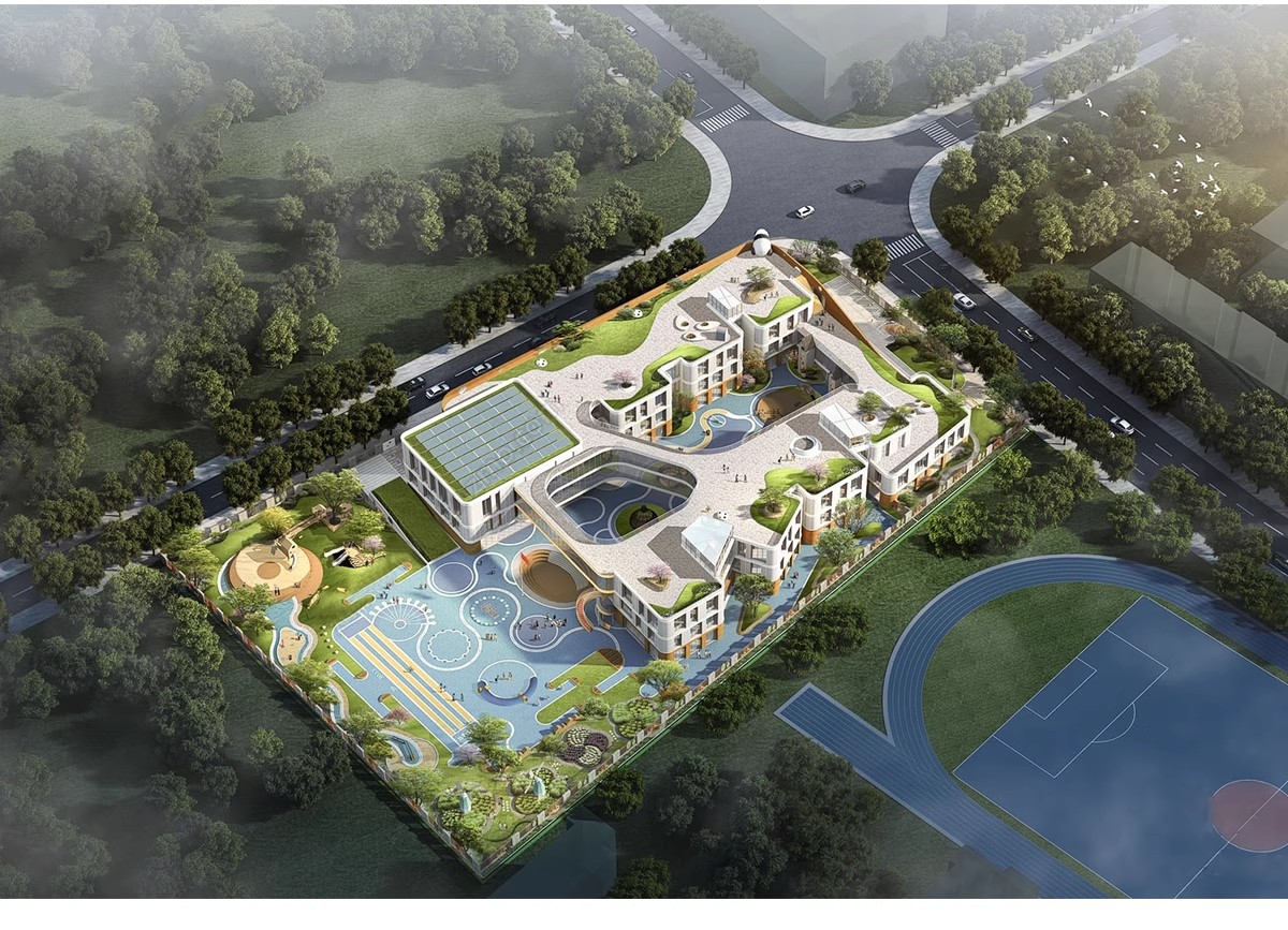 图片[20]-幼儿园景观建筑园林户外活动场地教学学校外观su模型草图大师素材-大怪兽分享