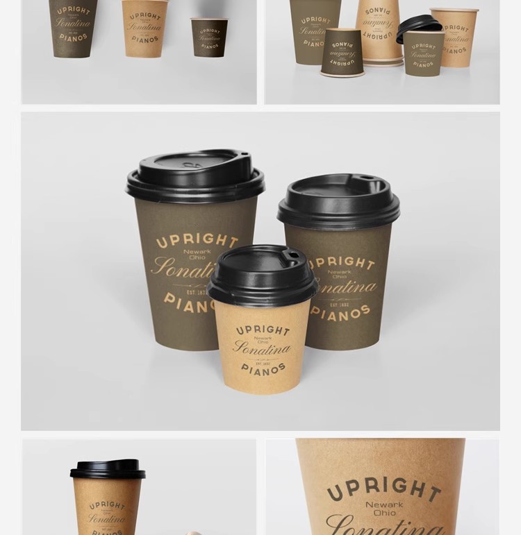 图片[7]-奶茶咖啡杯子文创环保纸杯场景样机VI展示图效果psd设计素材模板-大怪兽分享