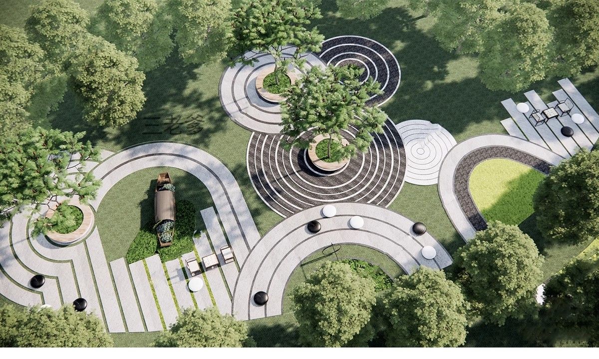 图片[18]-草图大师模型SU园林景观设计 公园广场小区学校室外SketchUp素材-大怪兽分享