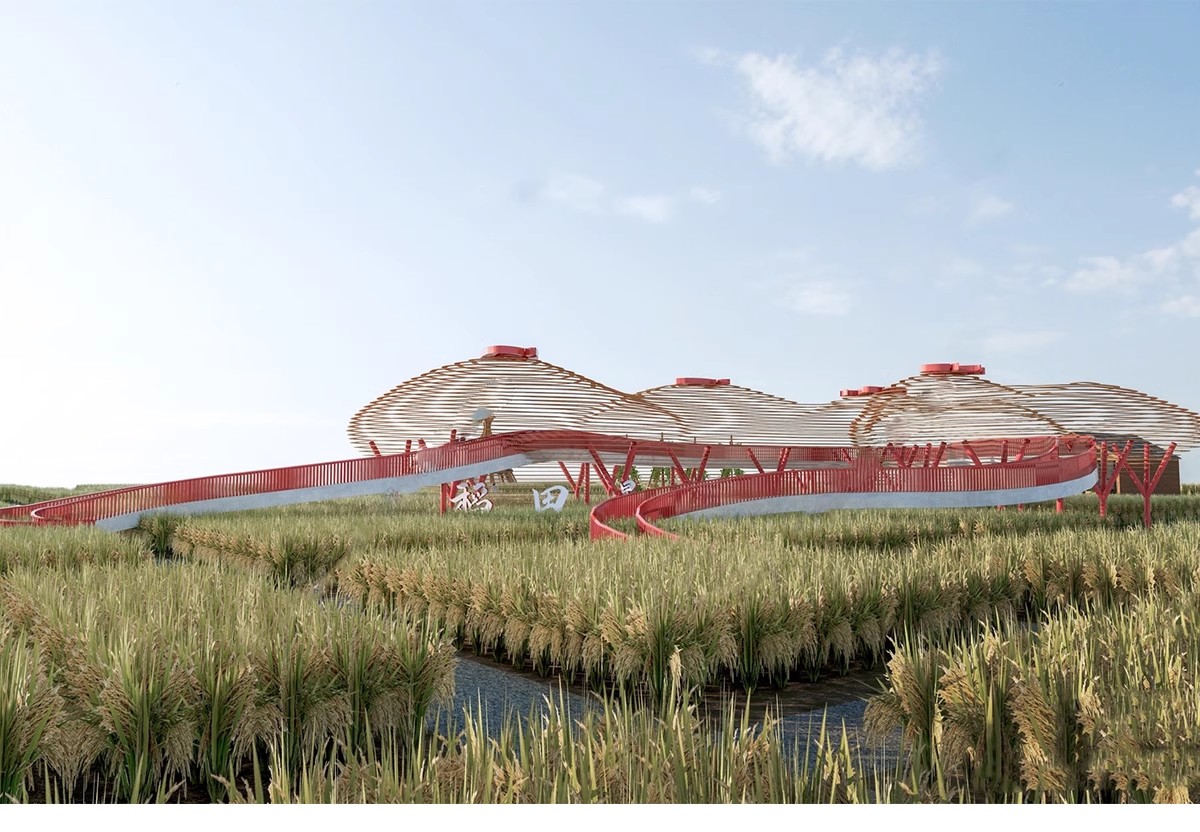 图片[21]-美丽乡村稻田农庄民宿餐厅咖啡厅景观田园公园野餐露营网红SU模型-大怪兽分享