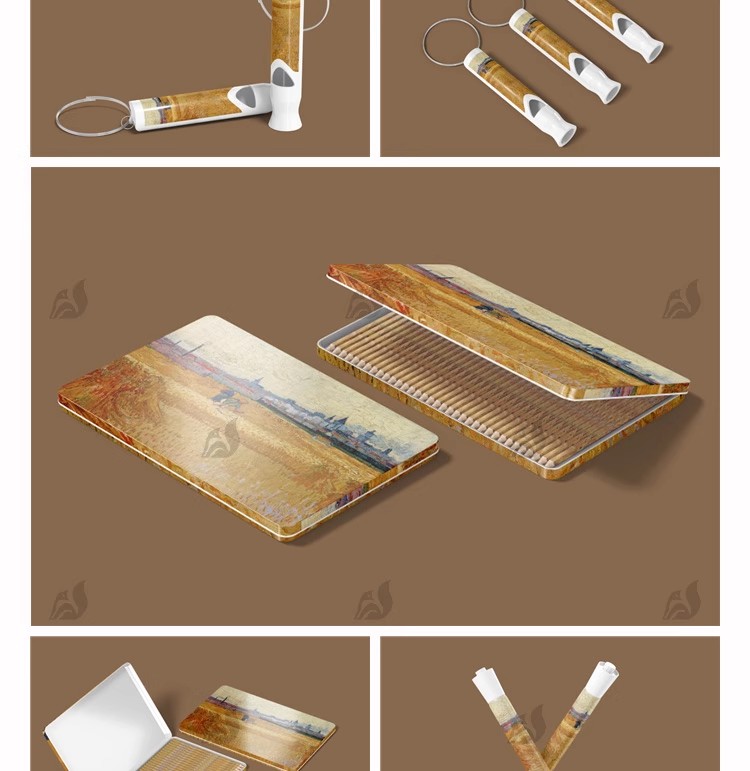 图片[7]-美术馆艺术品牌文具包装VI文创产品周边提案3D样机PSD设计素材ps-大怪兽分享
