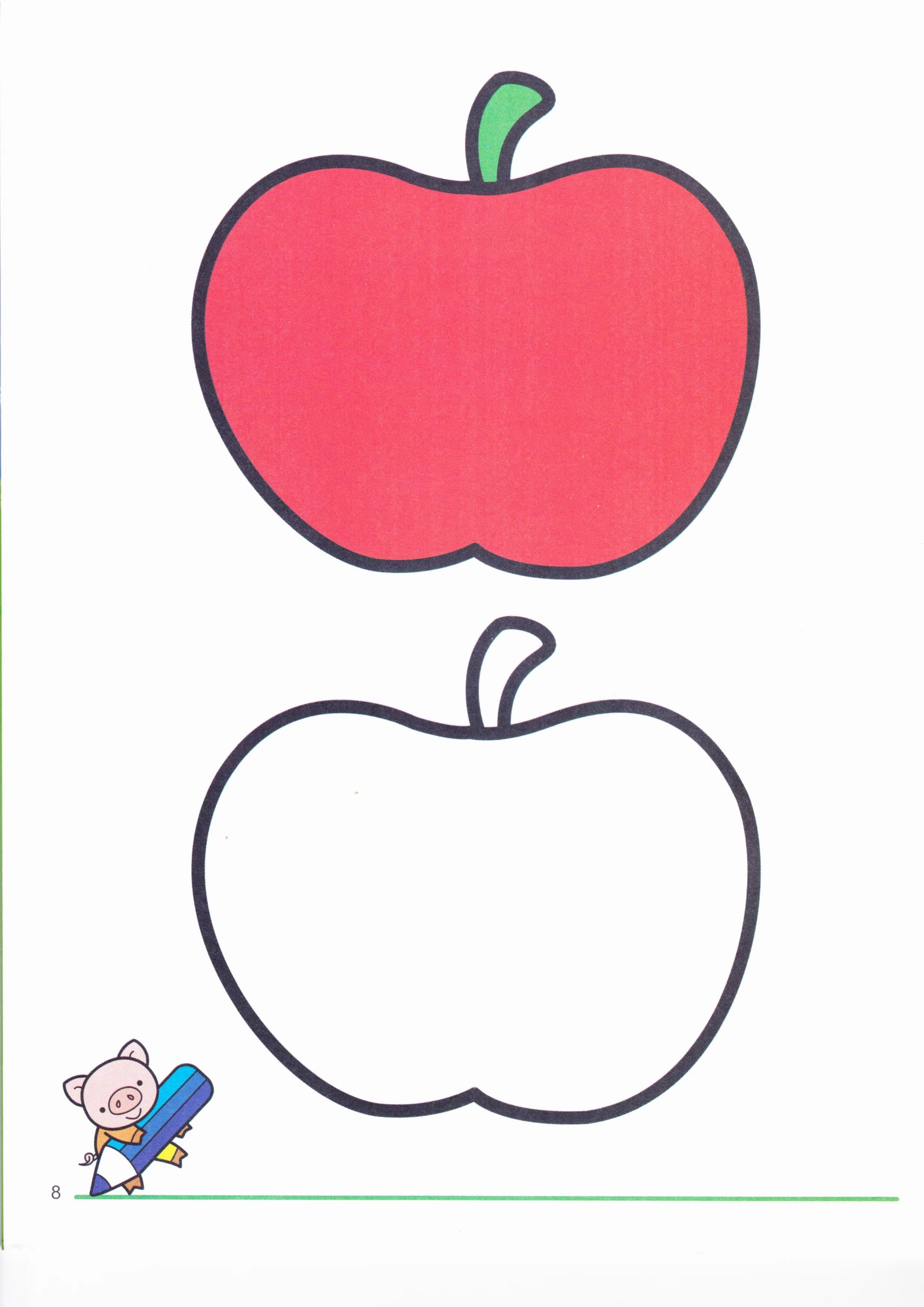 图片[20]-儿童画画涂色填色彩色黑白电子版幼儿园宝宝图画绘画可打印素材-大怪兽分享