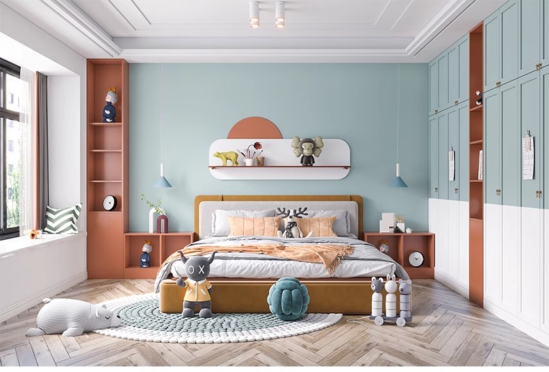 图片[21]-儿童房装修设计效果图婴儿房青少年小男女孩卧室家装布置家具素材-大怪兽分享