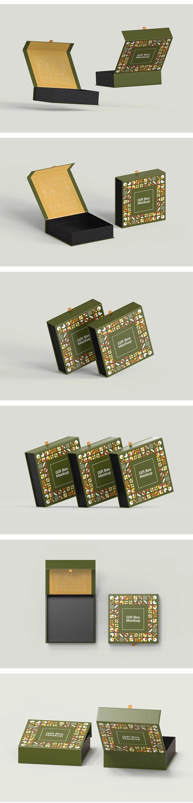 图片[4]-翻盖磁吸月饼礼盒产品包装纸盒效果展示贴图样机PSD设计素材模板-大怪兽分享