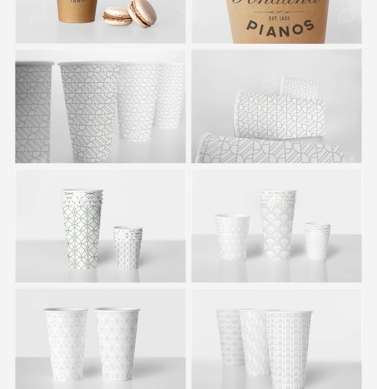 图片[8]-奶茶咖啡杯子文创环保纸杯场景样机VI展示图效果psd设计素材模板-大怪兽分享