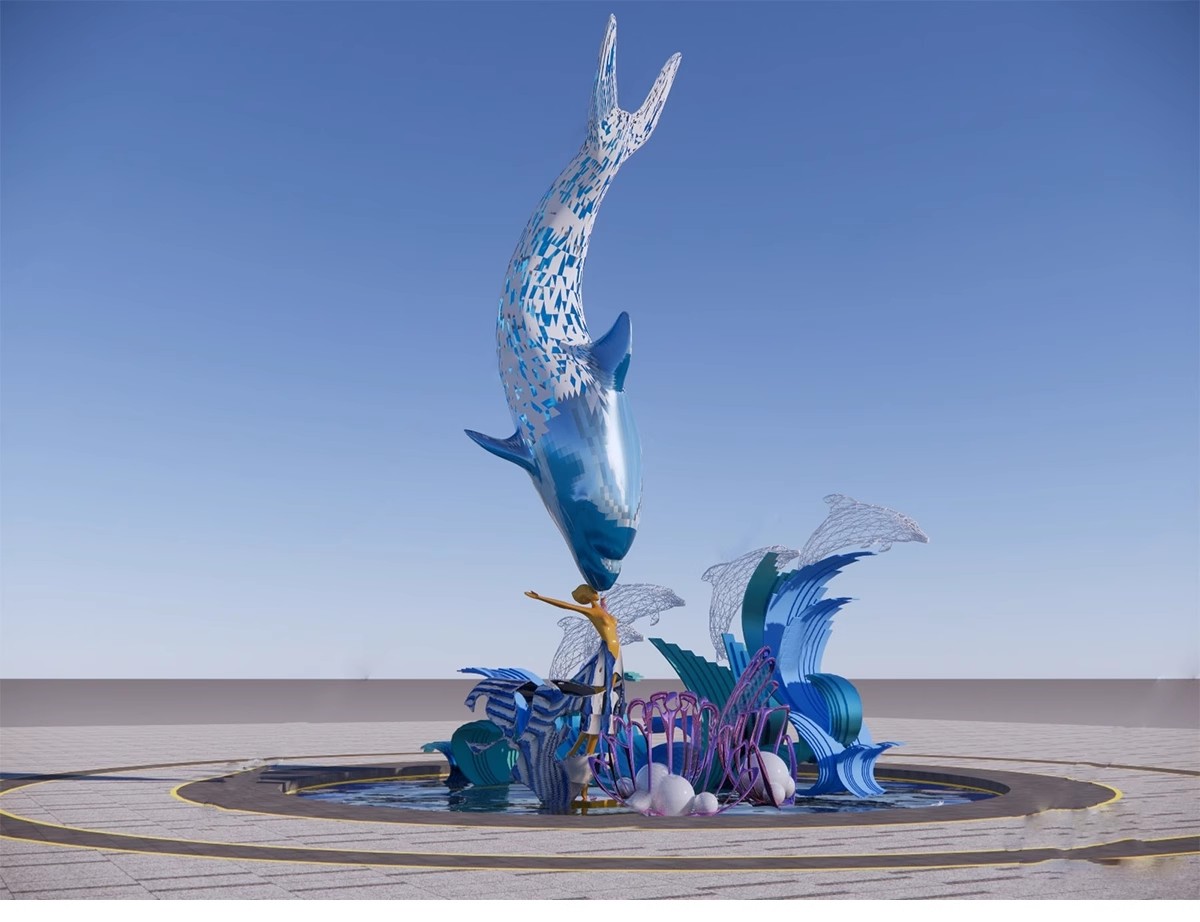 图片[22]-商业街卡通动物雕塑su模型商业广场公园景观小品熊猫麋鹿草图大师-大怪兽分享