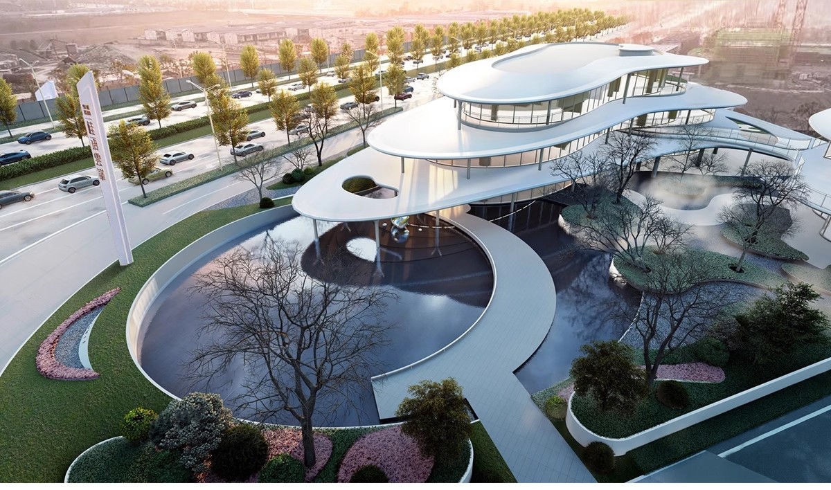 图片[22]-异形圆形建筑SU模型曲线展览馆美术馆艺术文化场馆科技馆草图大师-大怪兽分享