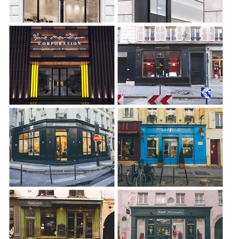 图片[8]-店面门店奶茶门头样机商铺主视觉店招VI贴图logo展示PSD设计素材-大怪兽分享