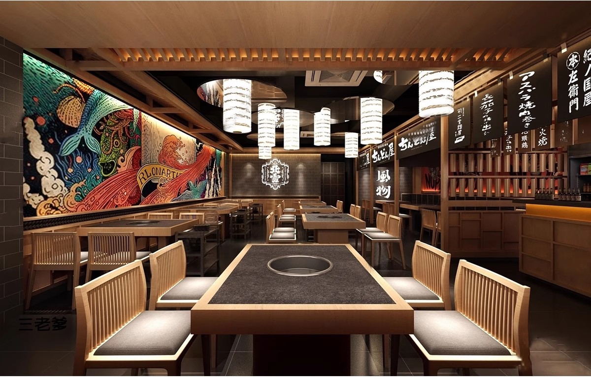 图片[22]-草图大师日式餐厅日韩料理店居酒屋餐饮店铺门头室内设计SU模型库-大怪兽分享