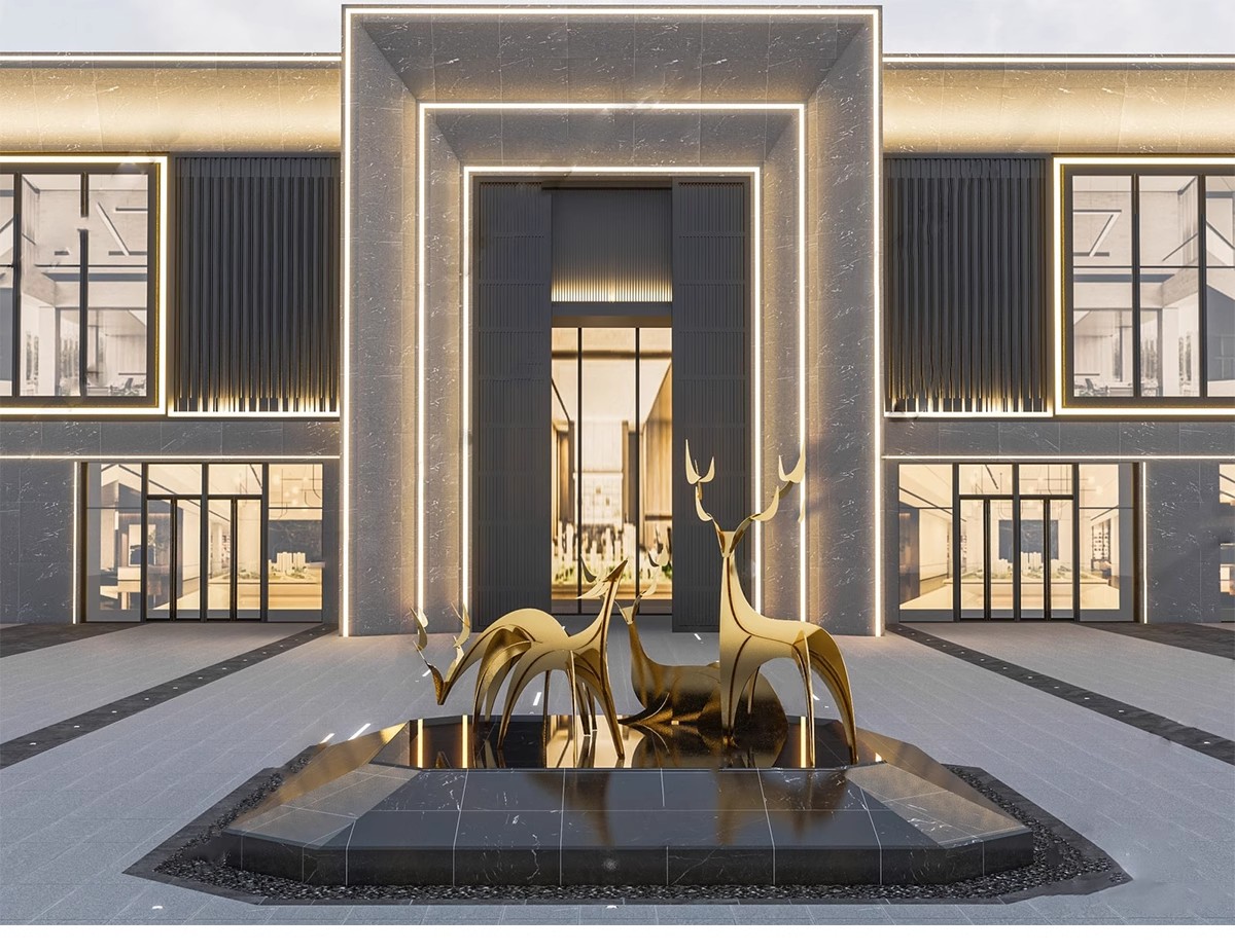 图片[23]-商业街卡通动物雕塑su模型商业广场公园景观小品熊猫麋鹿草图大师-大怪兽分享