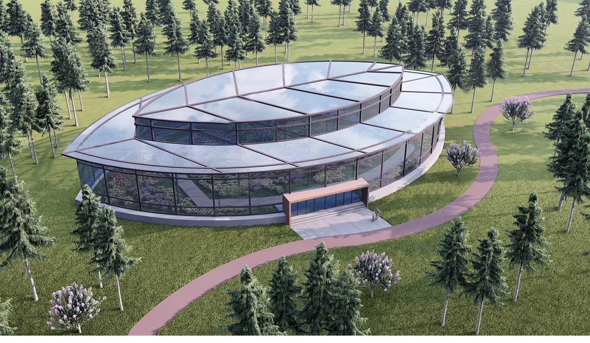 图片[22]-玻璃阳光房SU模型 现代家装别墅庭院封阳台露台屋顶设计草图大师-大怪兽分享