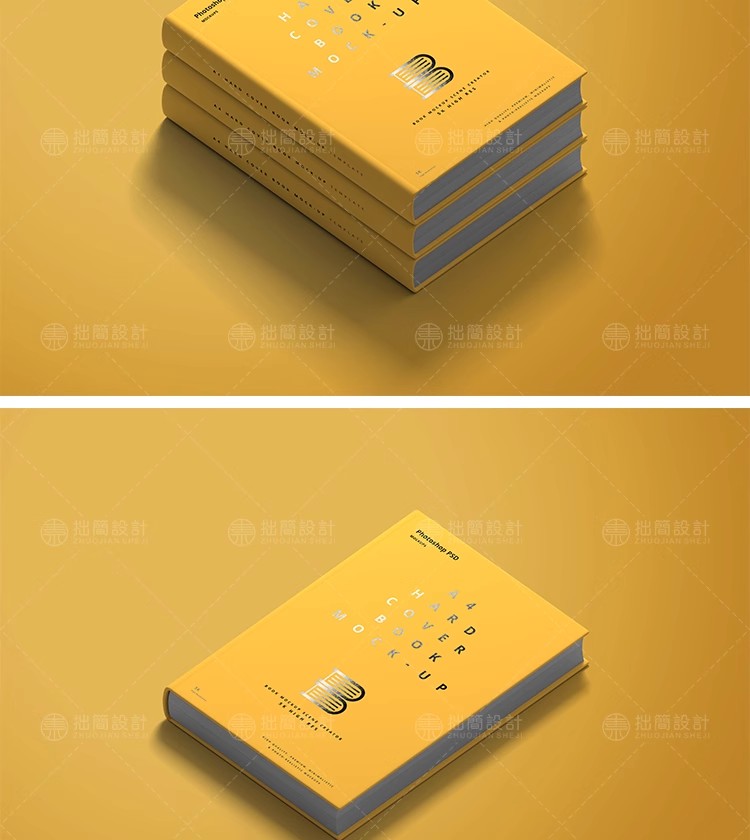 图片[5]-55款精装书籍杂志画册封面效果展示智能贴图样机PSD设计素材模板-大怪兽分享