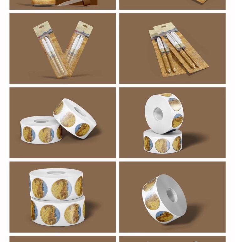 图片[9]-美术馆艺术品牌文具包装VI文创产品周边提案3D样机PSD设计素材ps-大怪兽分享