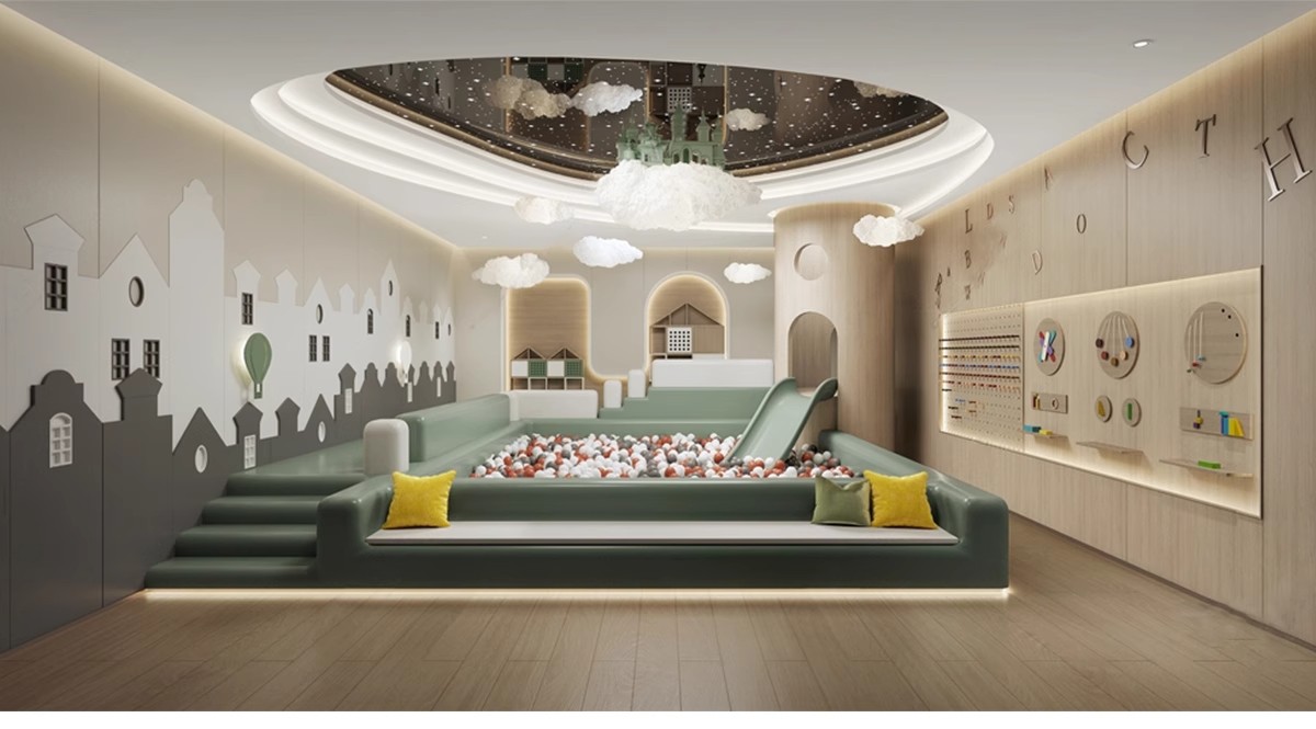 图片[22]-草图大师商场室内儿童乐园游乐场淘气堡设施城堡海洋球设备SU模型-大怪兽分享